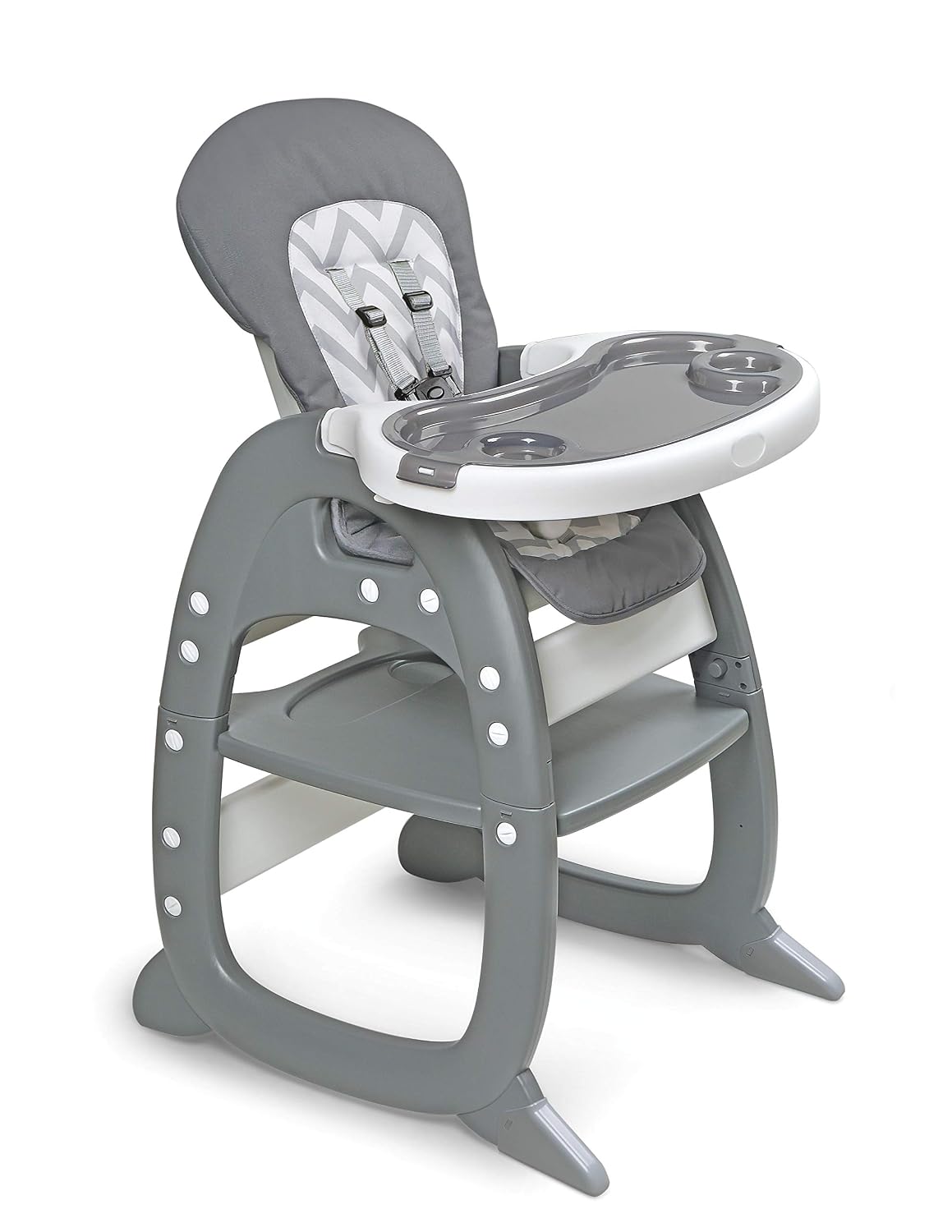Badger Basket Envee II - Silla alta convertible para bebé con asien...