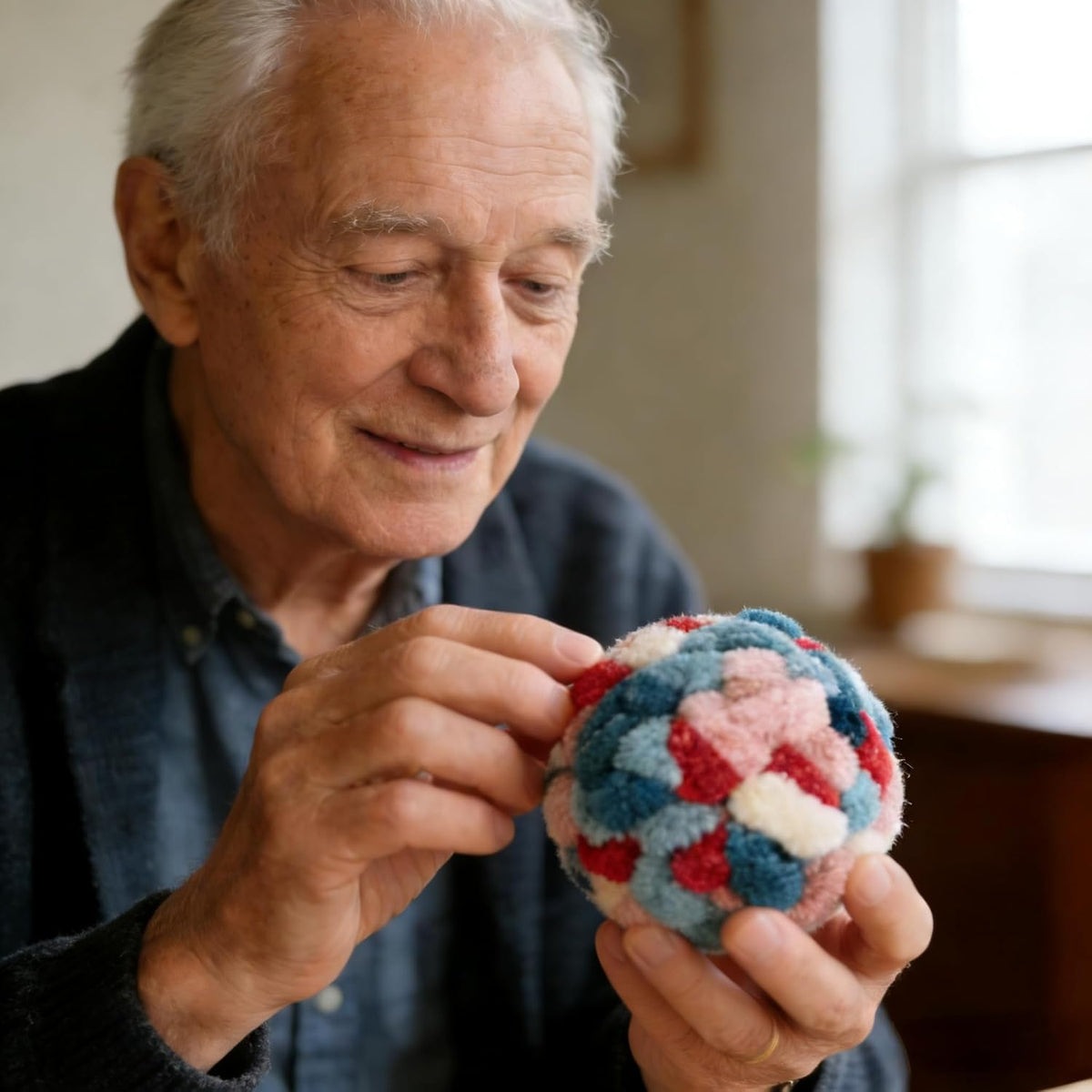 Paquete de 2 bolas de terapia sensorial para adultos con demencia,...