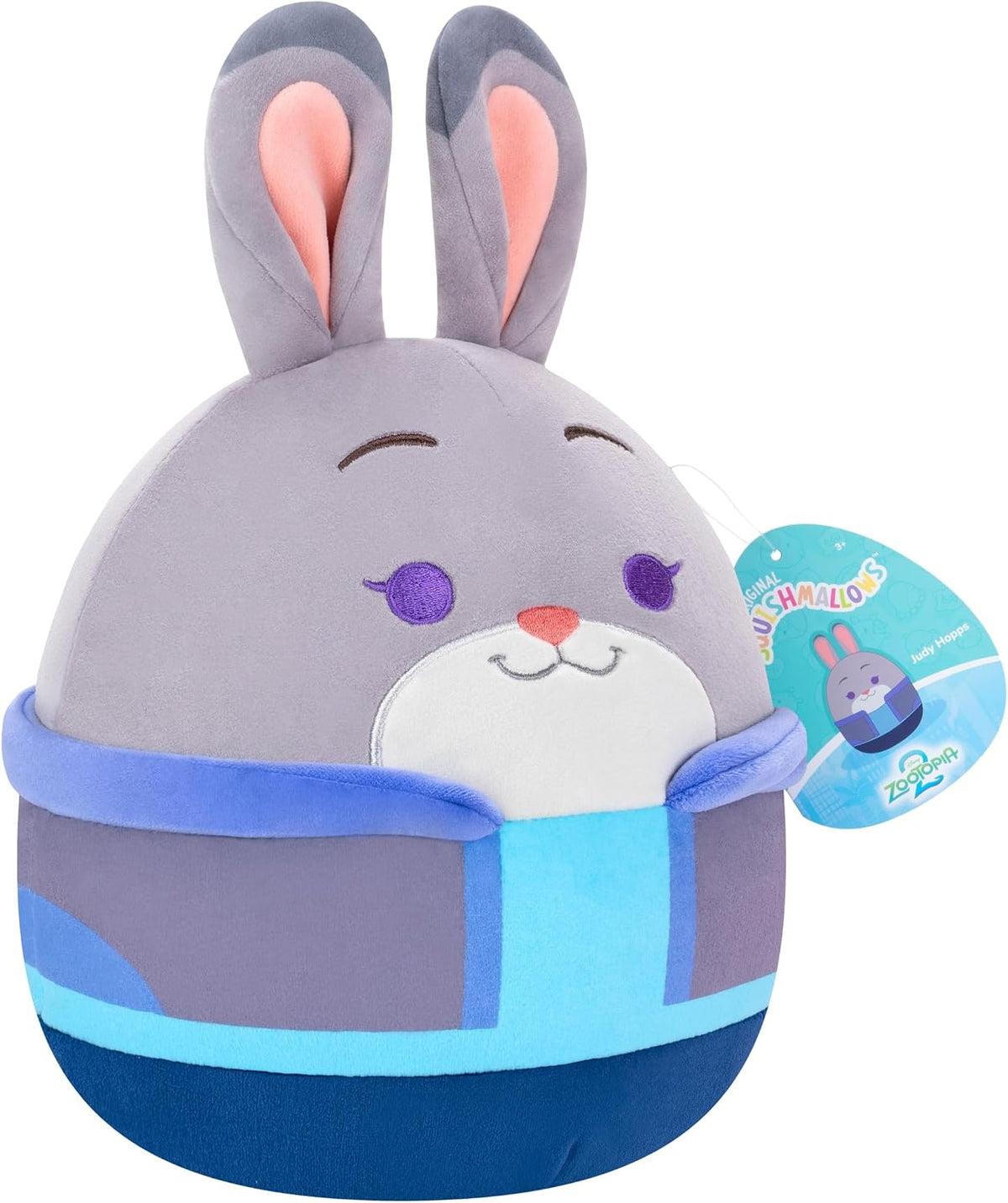 Squishmallows Peluche original de Disney Zootopia 2 Judy Hopps de 8...