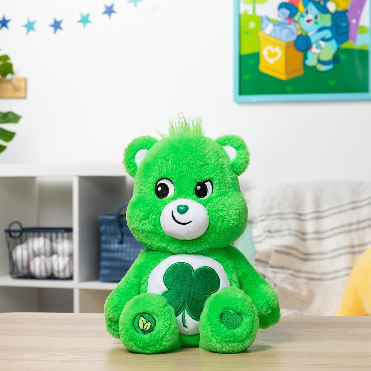 Care Bears Peluche de Oso de la Buena Suerte de 14" - Tamaño Me...