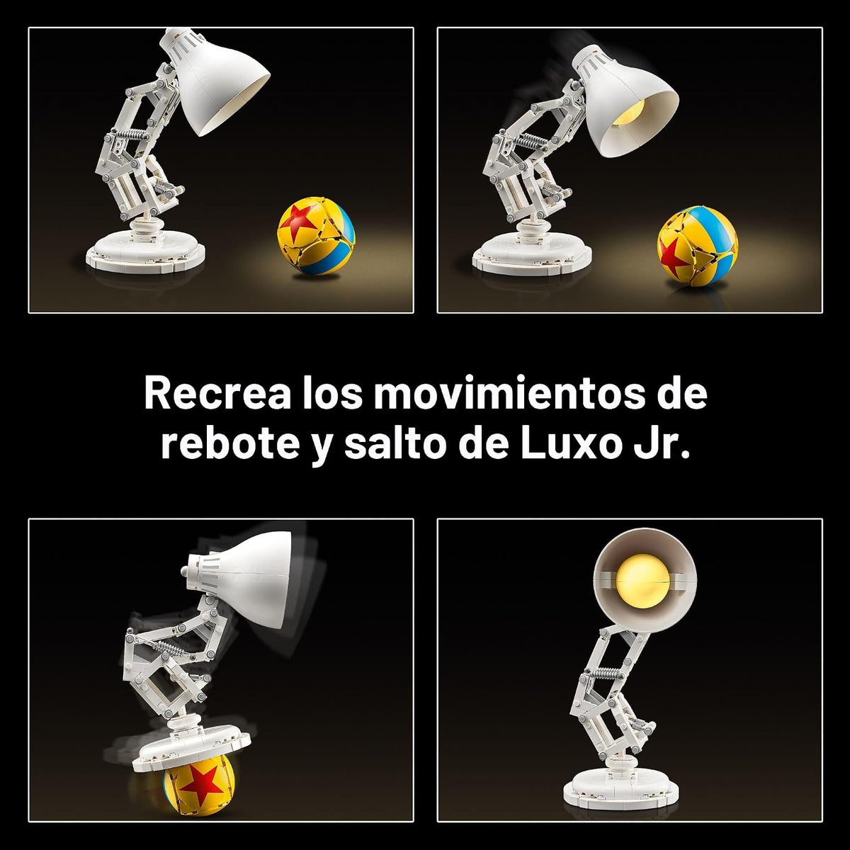 LEGO Ideas Disney Pixar Luxo Jr. - Juego de decoración de habitació...