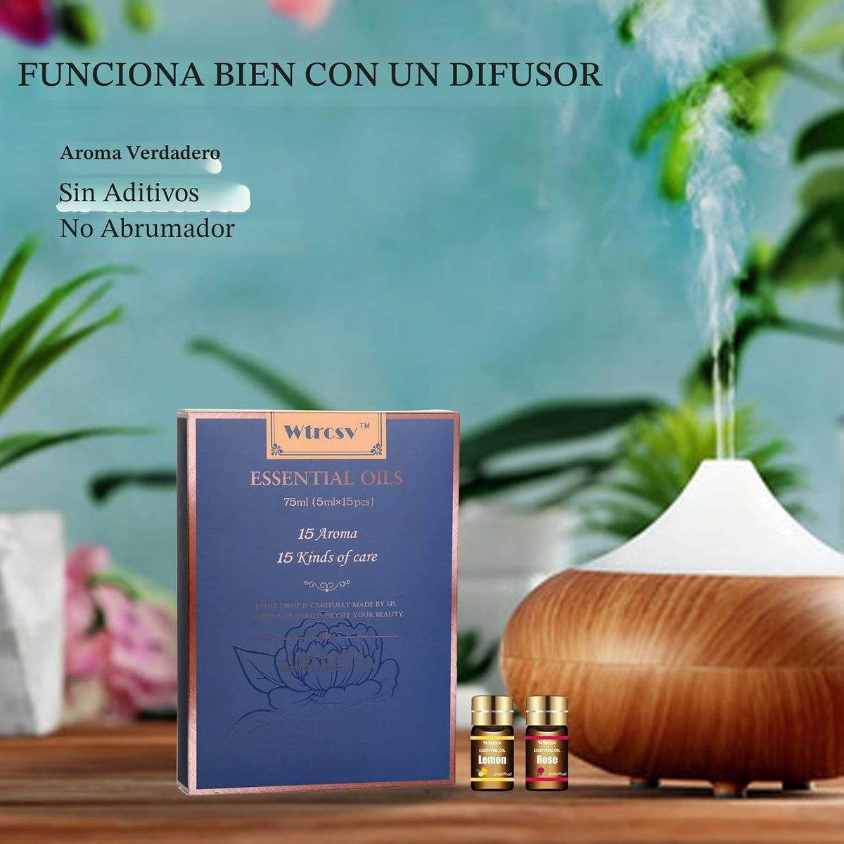 Wtrcsv Juego de aceites esenciales \u2013 Los 15 mejores aromas par...