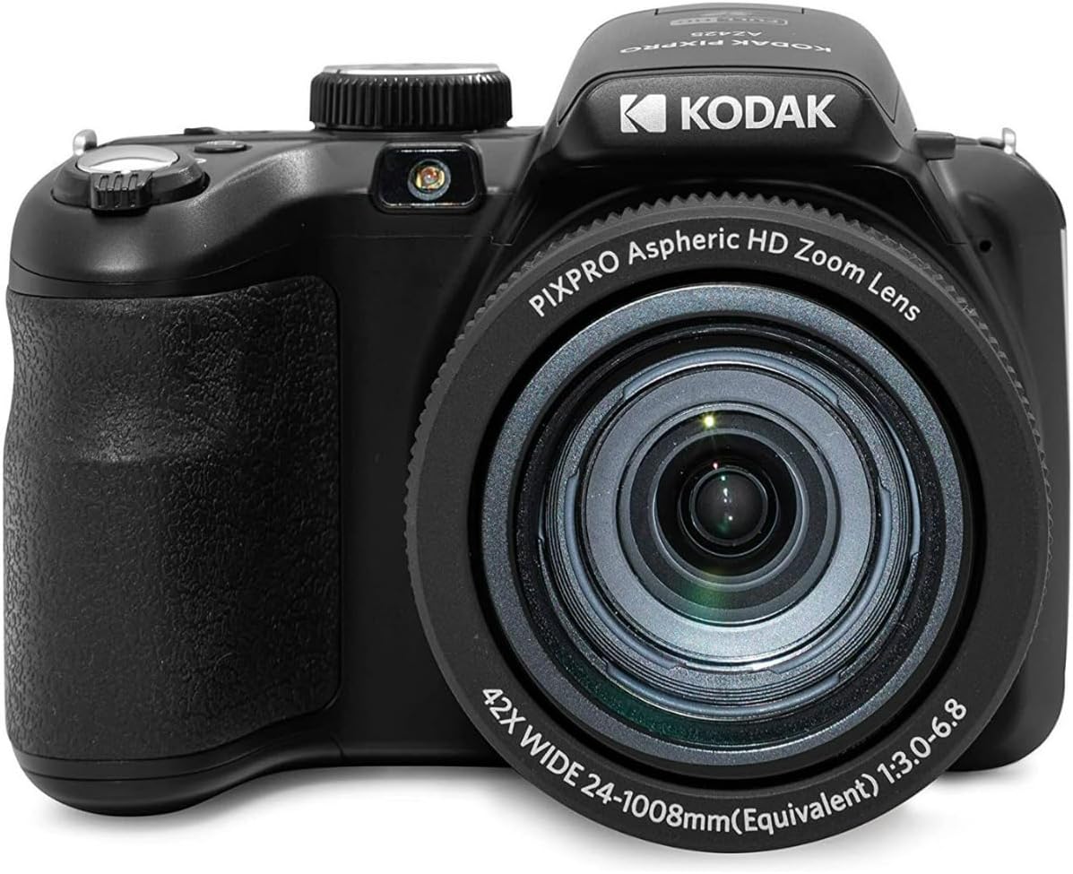 Paquete de cámara digital Kodak PIXPRO AZ425 Astro Zoom 20MP (negro...