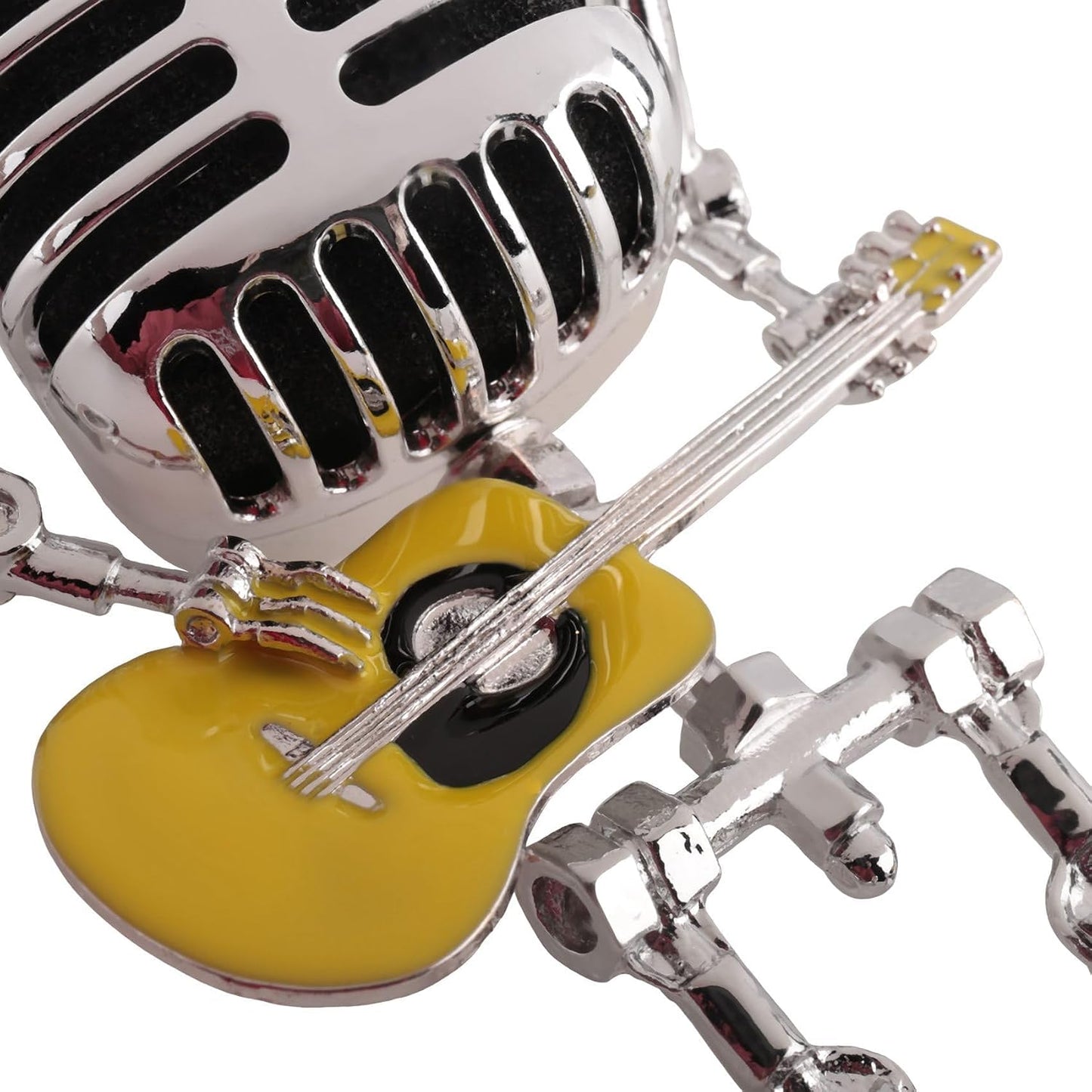 Lámpara de guitarra con micrófono vintage, regalos geniales de guit...