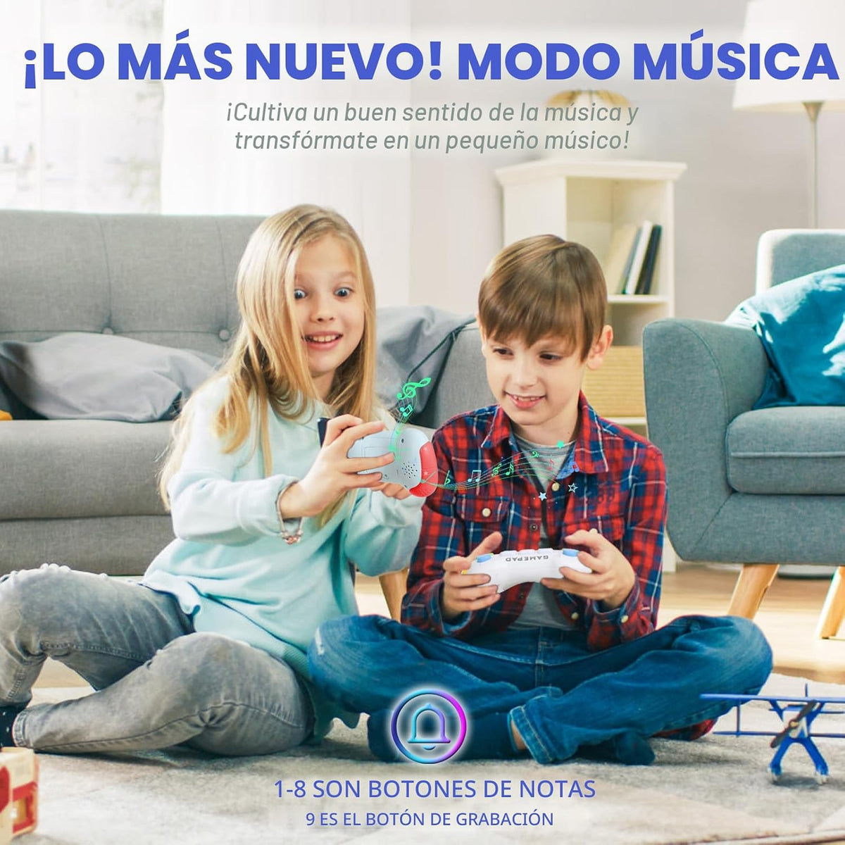 AOTIBO Juguetes de Pulsión Rápida, Juego Electrónico de Mano Interm...