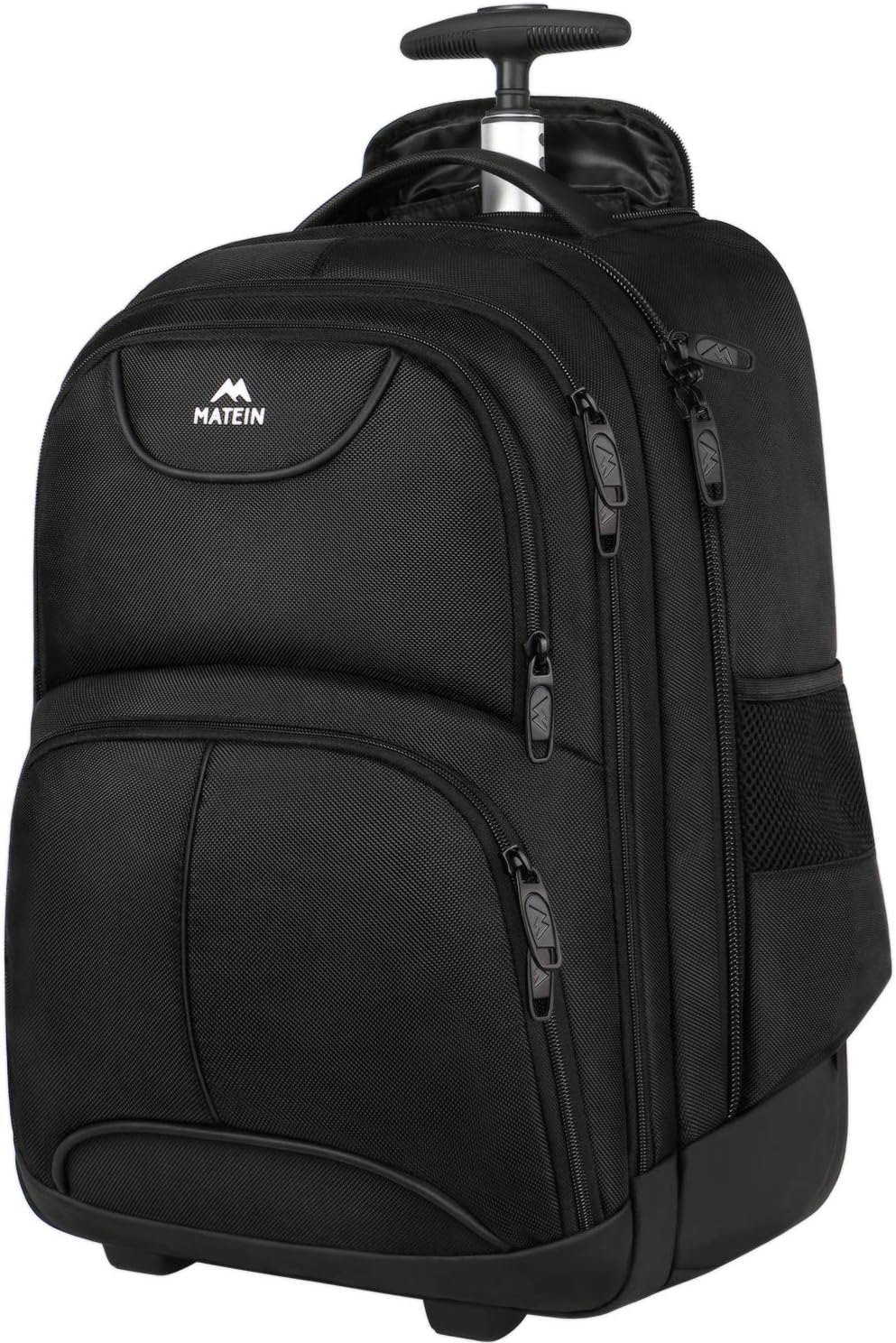MATEIN Mochila con ruedas para mujer, mochilas para laptop de 17 pu...