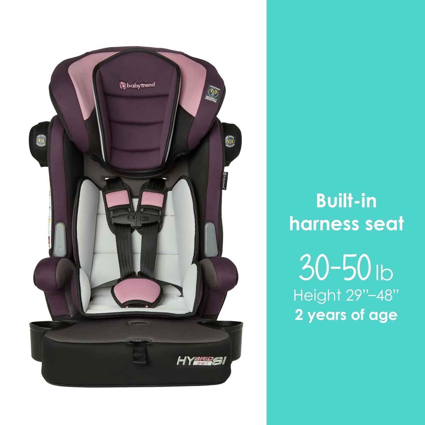 Baby Trend Hybrid SI 3 en 1 - Asiento de coche con refuerzo de comb...