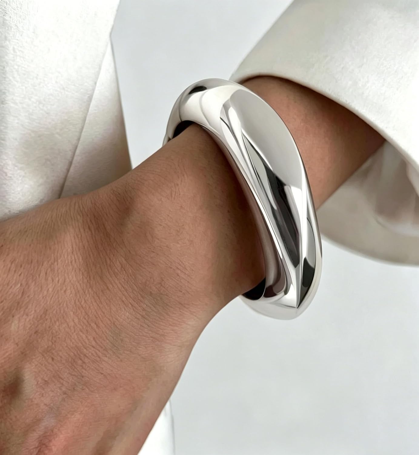 MTINAPS Brazalete de oro para mujeres y adolescentes, pulsera de mo...