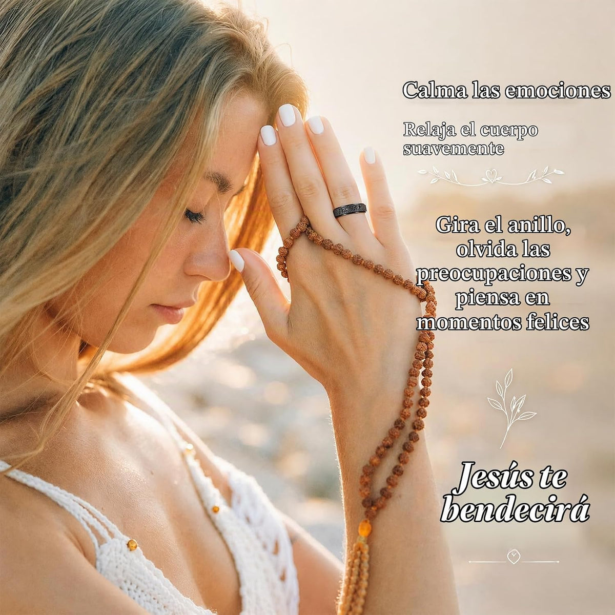 Anillo de ansiedad giratorio para mujeres: juguetes para jugar con...