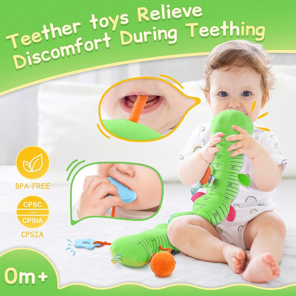 Juguetes para Bebés Sensoriales Musicales Peluche de Animal para In...