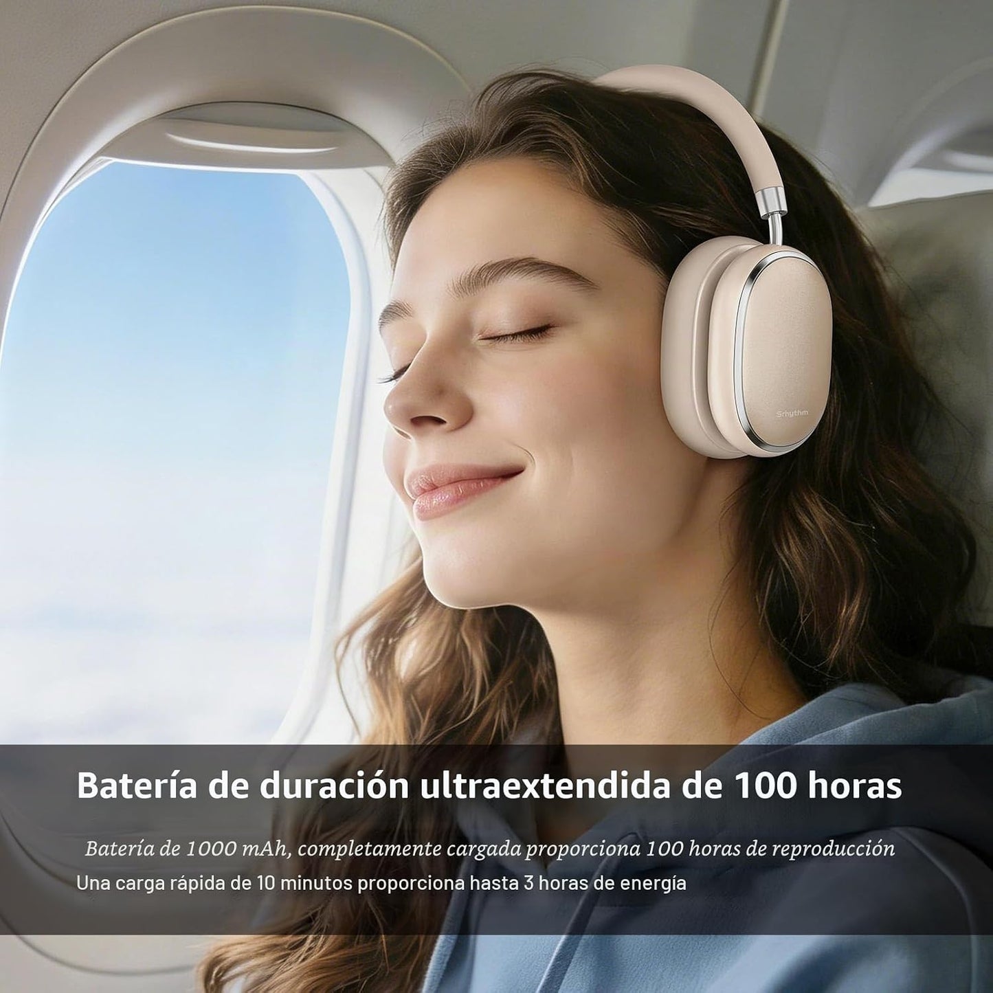 Srhythm NiceComfort 95 Auriculares inalámbricos con cancelación de...