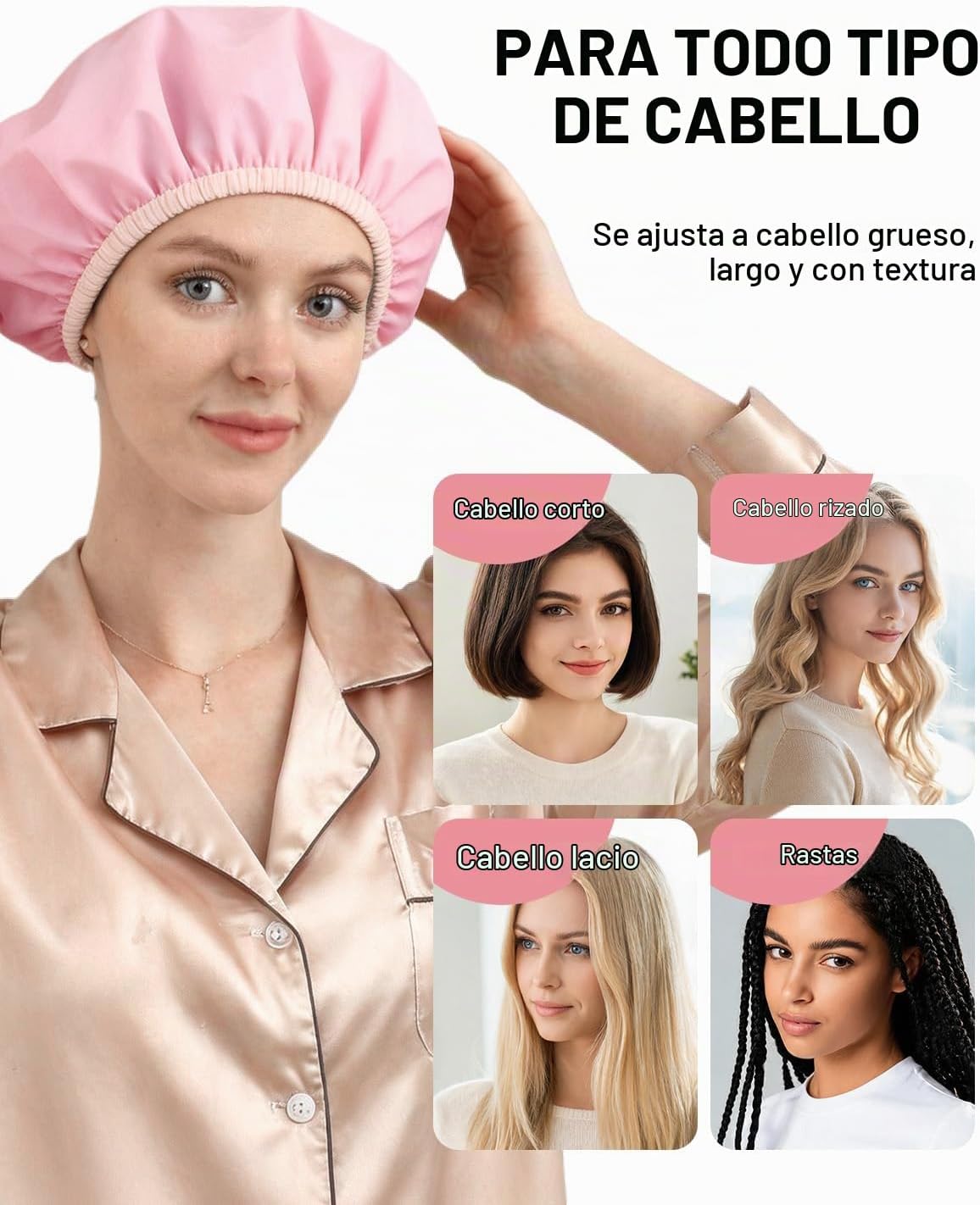 YIZIJIZI 2 tapas térmicas para el cabello de acondicionamiento prof...