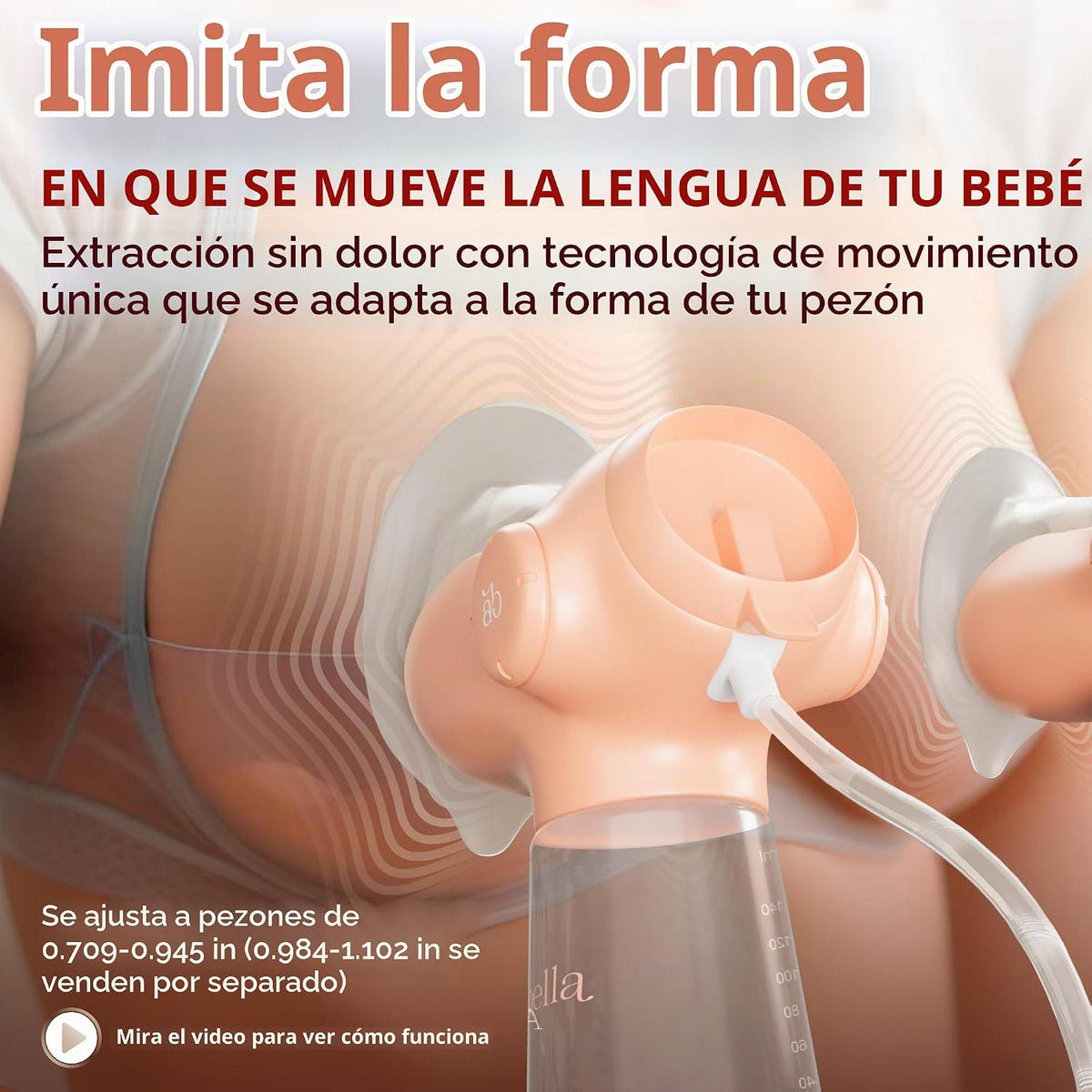 Annabella Extractor de leche individual - Eléctrico, portátil con e...