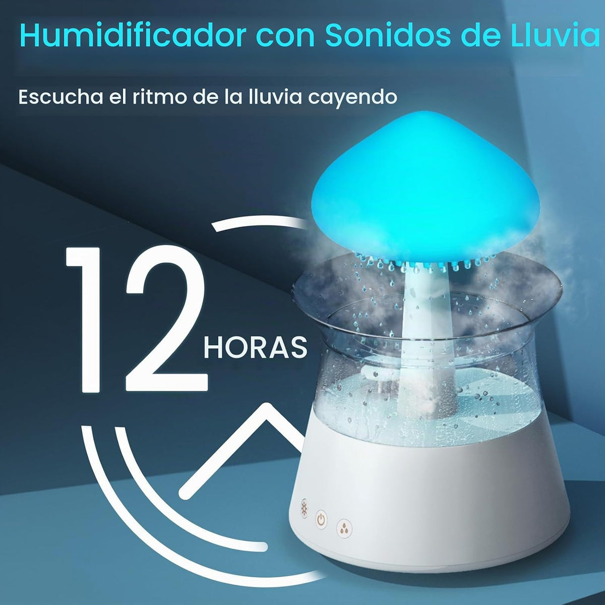 Diffuserlove Humidificador de Nube Difusor de Goteo de Agua de Lluv...