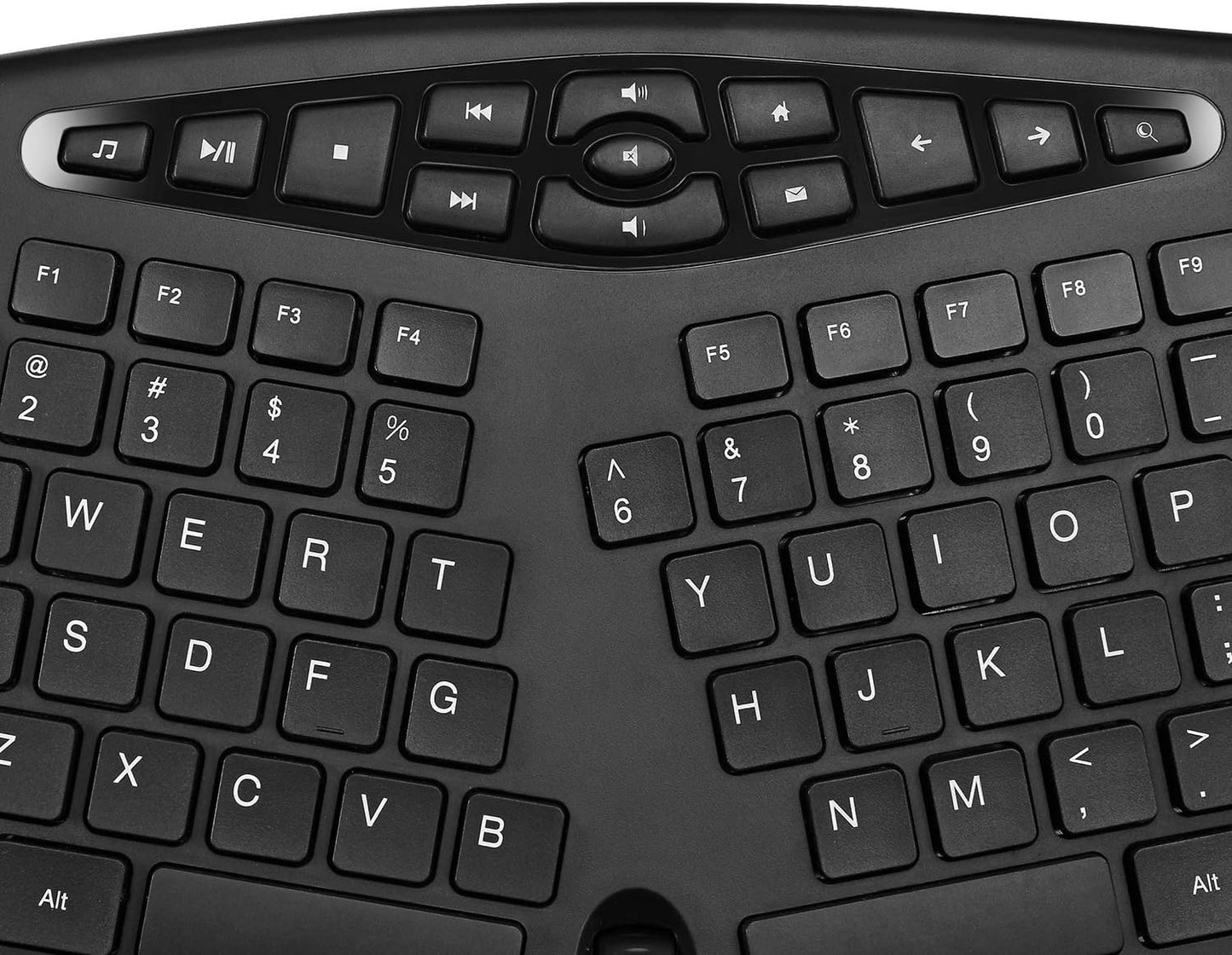 Adesso WKB-1600CB TruForm - Combo de teclado ergonómico inalámbrico...