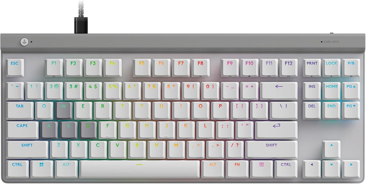 Logitech G 515 TKL Teclado rápido para juegos con cable (efecto sal...