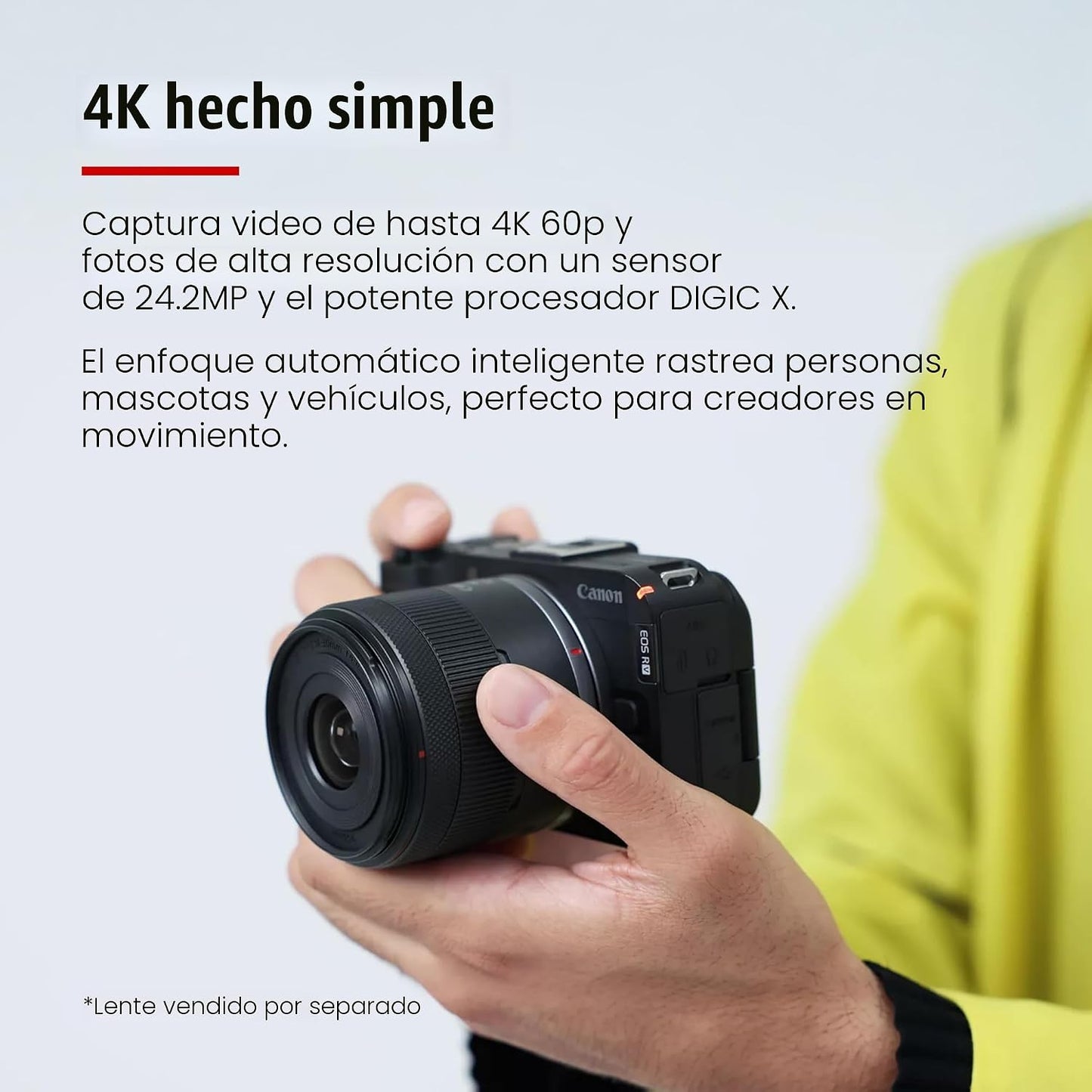 Cámara Canon EOS R50 V sin espejo (solo cuerpo) \u2013 Cámara digit...