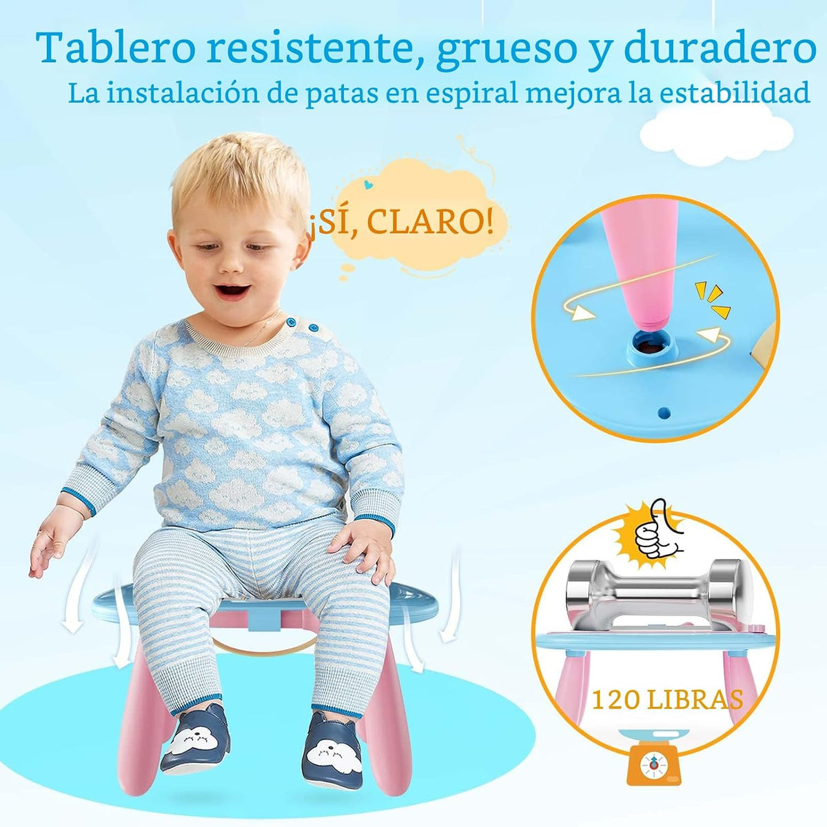 Kikidex - Juguetes para niños de 1 a 3 años, tablero magnético de d...