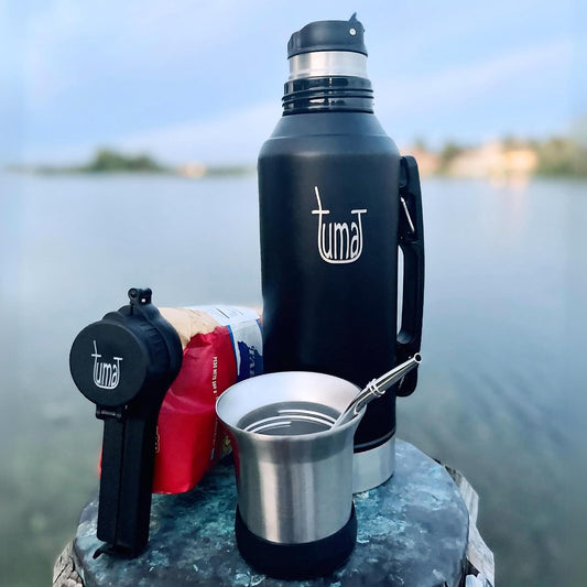 Kit completo de Yerba Mate \u2013 Termo de 1.2L con sistema mate, t...