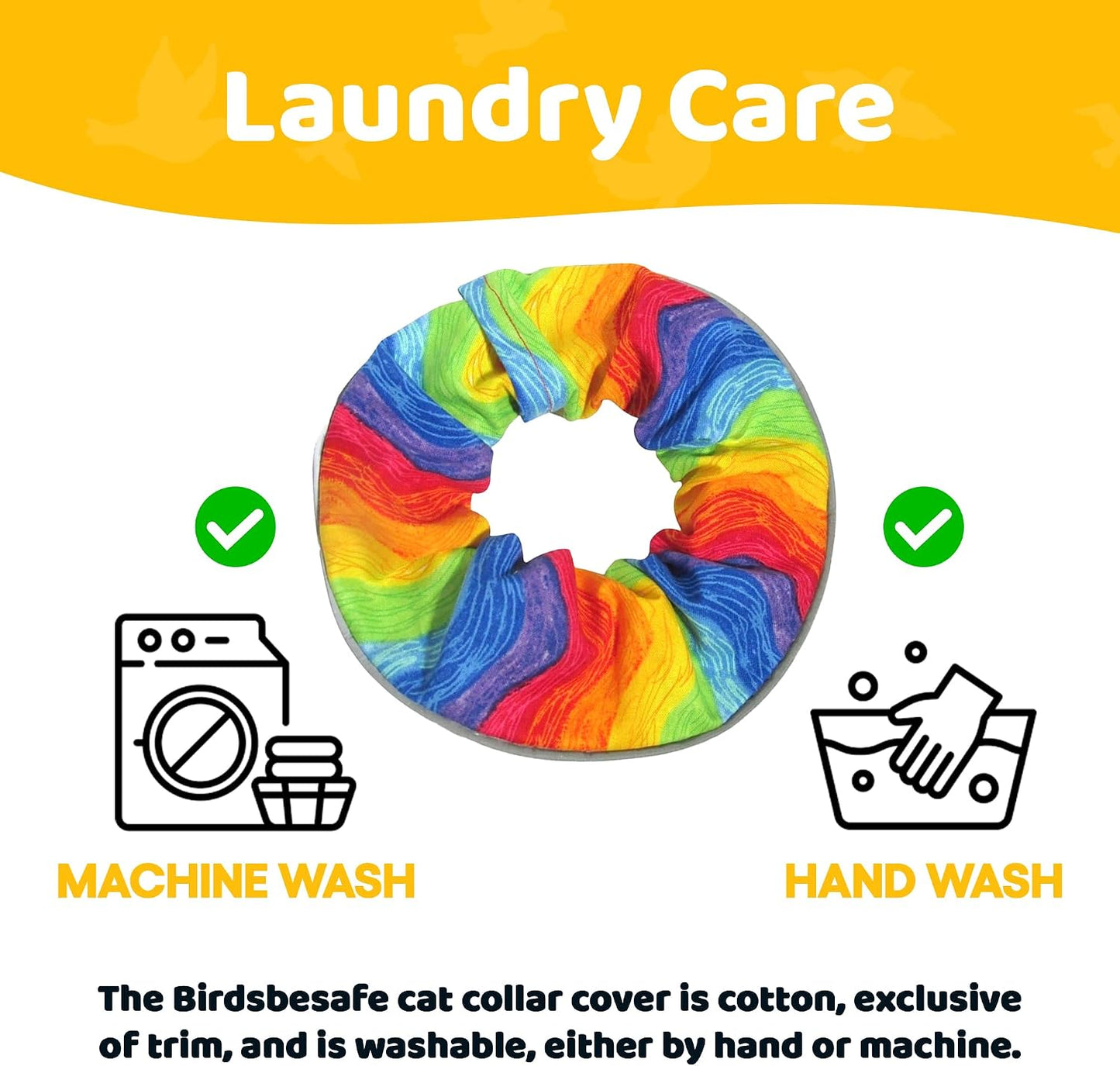 Birdsbesafe - Juego de funda para collar de gato y collar separable...