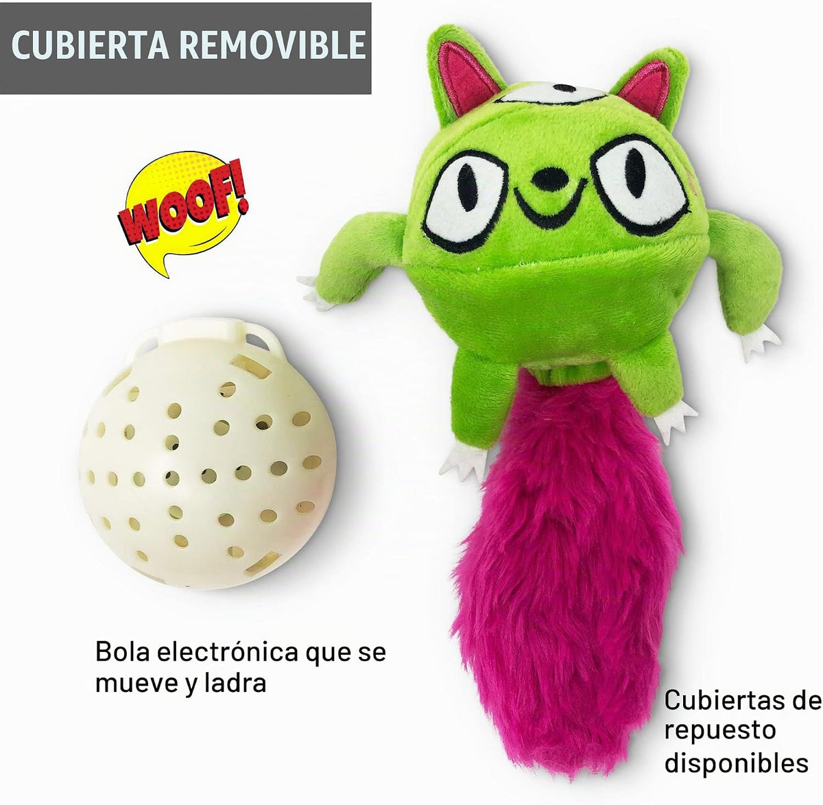Hyper Pet Doggie Pal Monster - Juguetes interactivos de peluche par...