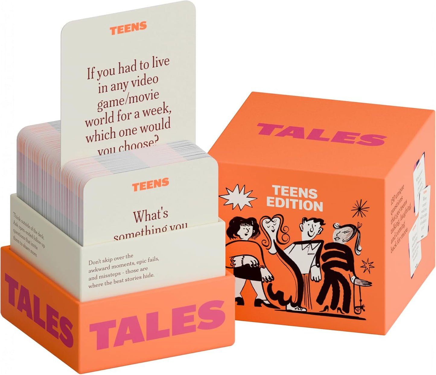 TALES 150 tarjetas de conversación, edición para adolescentes, jueg...