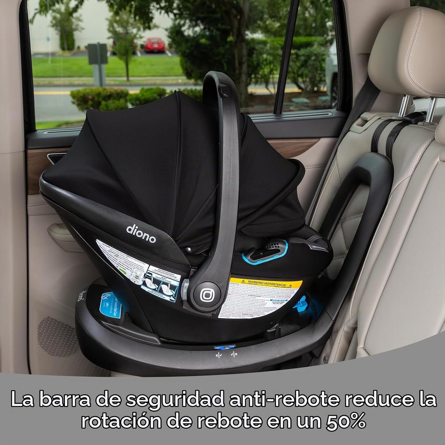 Diono LiteClik30 RXT SafePlus Asiento de Coche Infantil y Base, Ori...