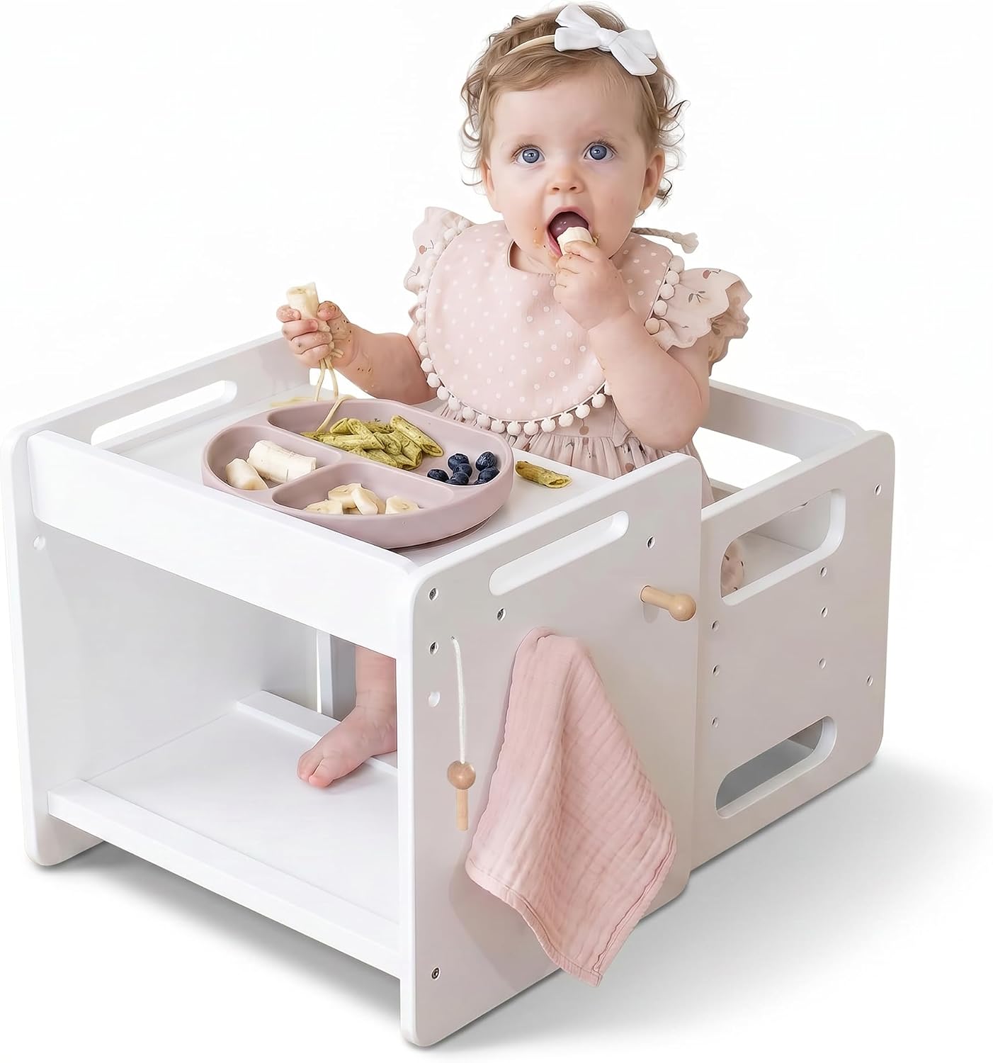 bpmfkid Montessori - Juego de mesa y silla de destete \u2013 Diseño...