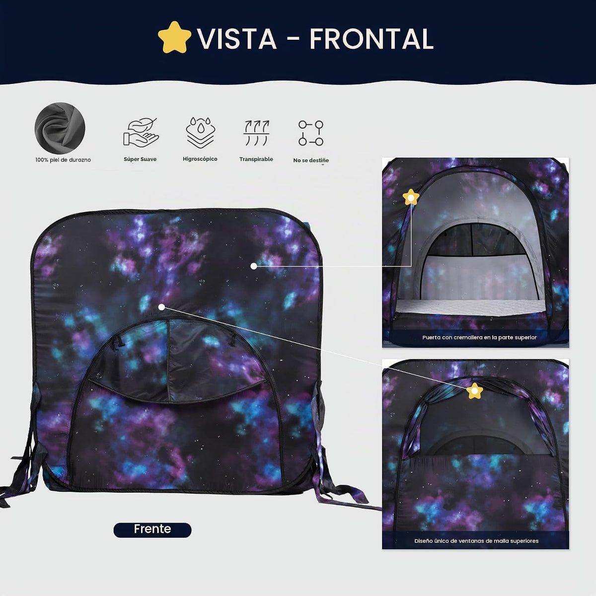 Poray - Tienda de campaña de privacidad para bebé, para cuna de dor...