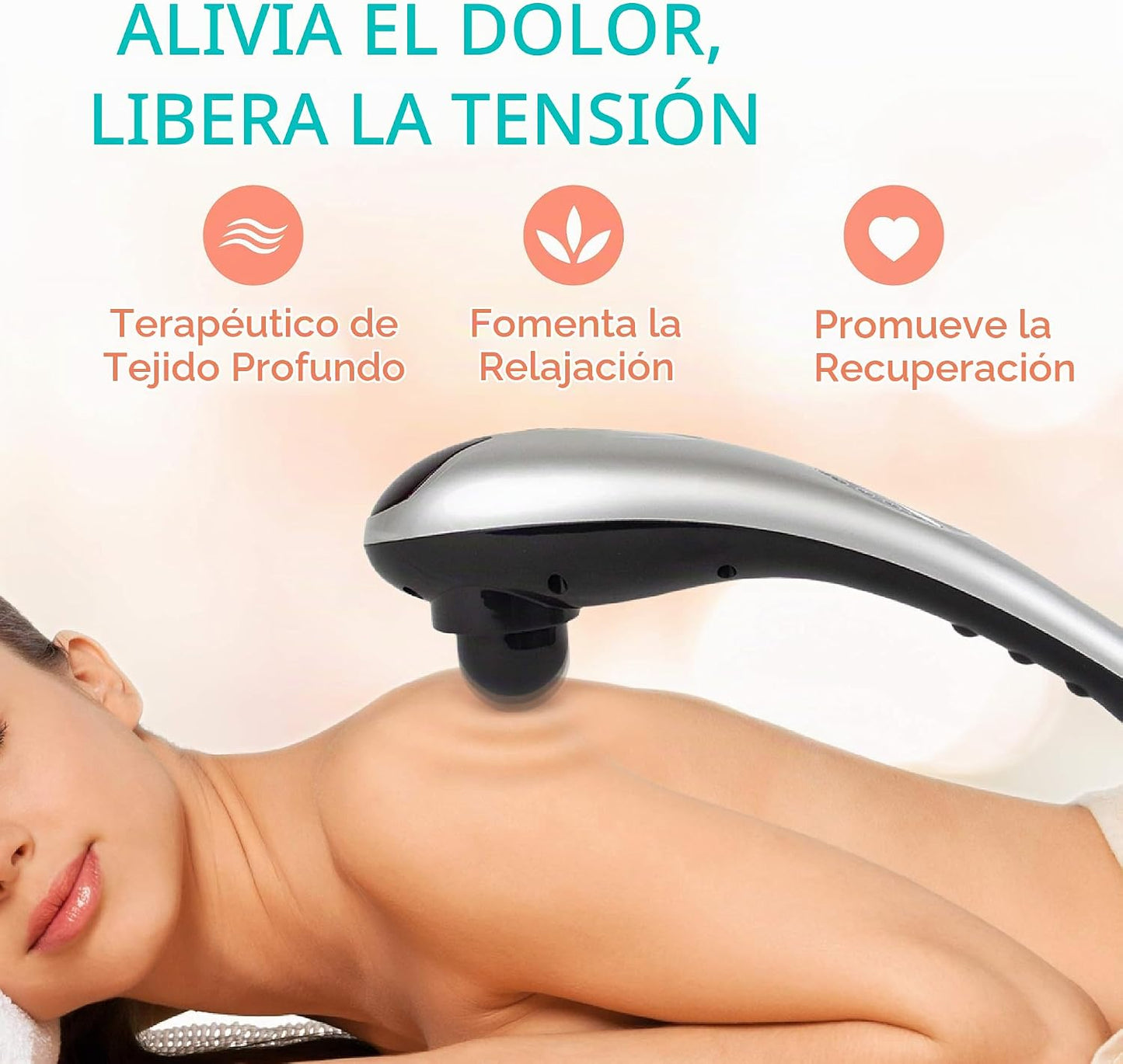Daiwa Felicity Tapping Pro - Masajeador de tejido profundo de mano...