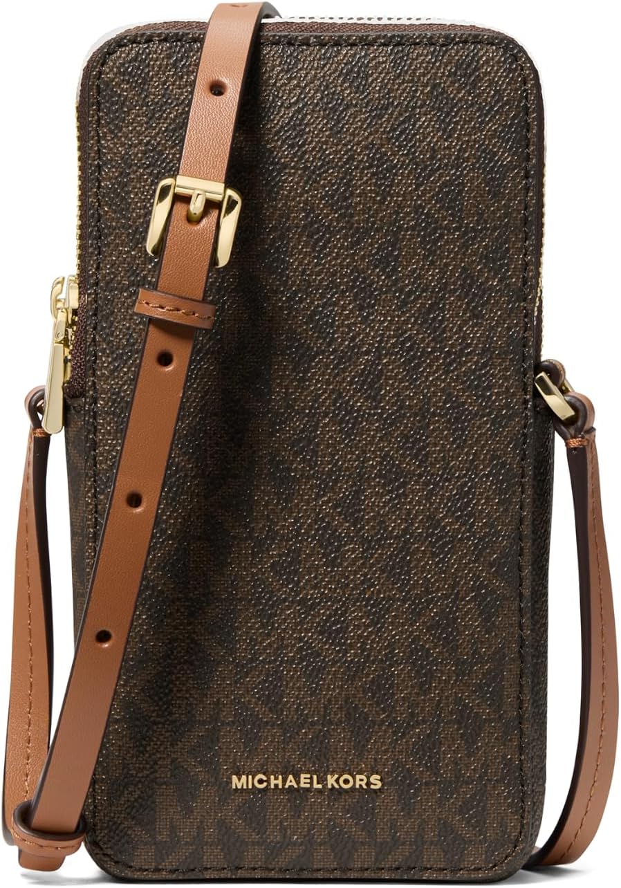 MICHAEL Michael Kors Jet Set - Bolso cruzado pequeño con doble crem...