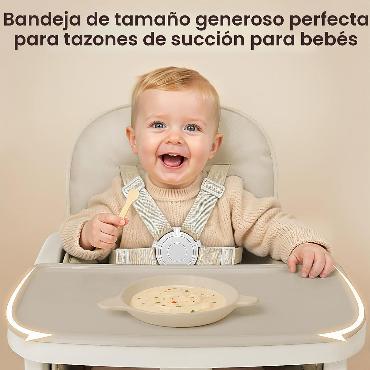 Obee Odee Silla Alta Portátil 3 en 1 para Bebés y Niños Pequeños, S...