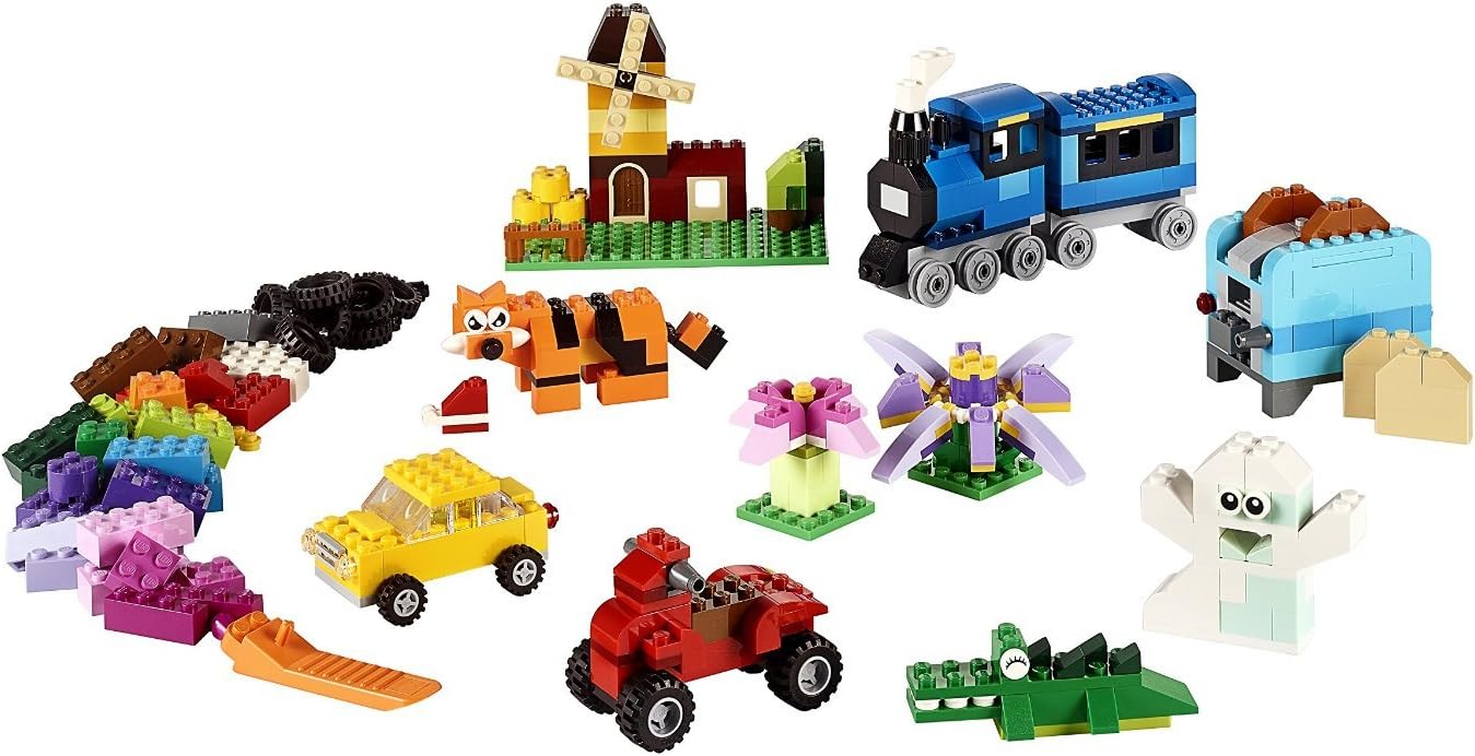 Lego Juego clásico de 2 bloques de construcción 10696 y 10700 + pla...