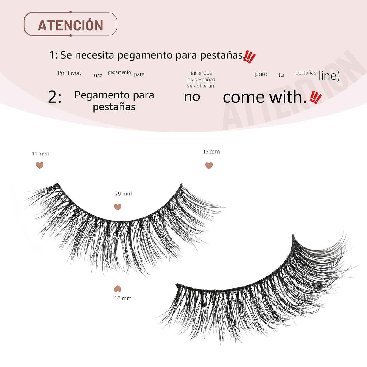 Onlyall Pestañas postizas Wispy 1 para un aspecto natural y acampan...