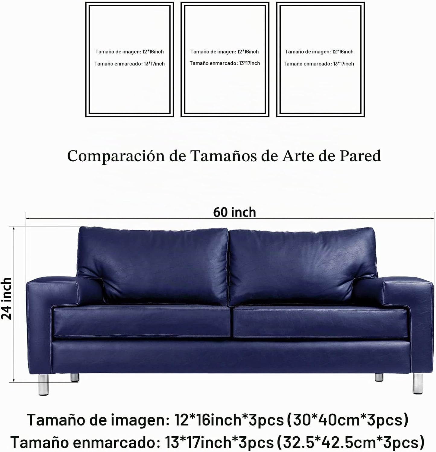 Wieco Art Arte de pared enmarcado, arte de pared de árbol de nube,...