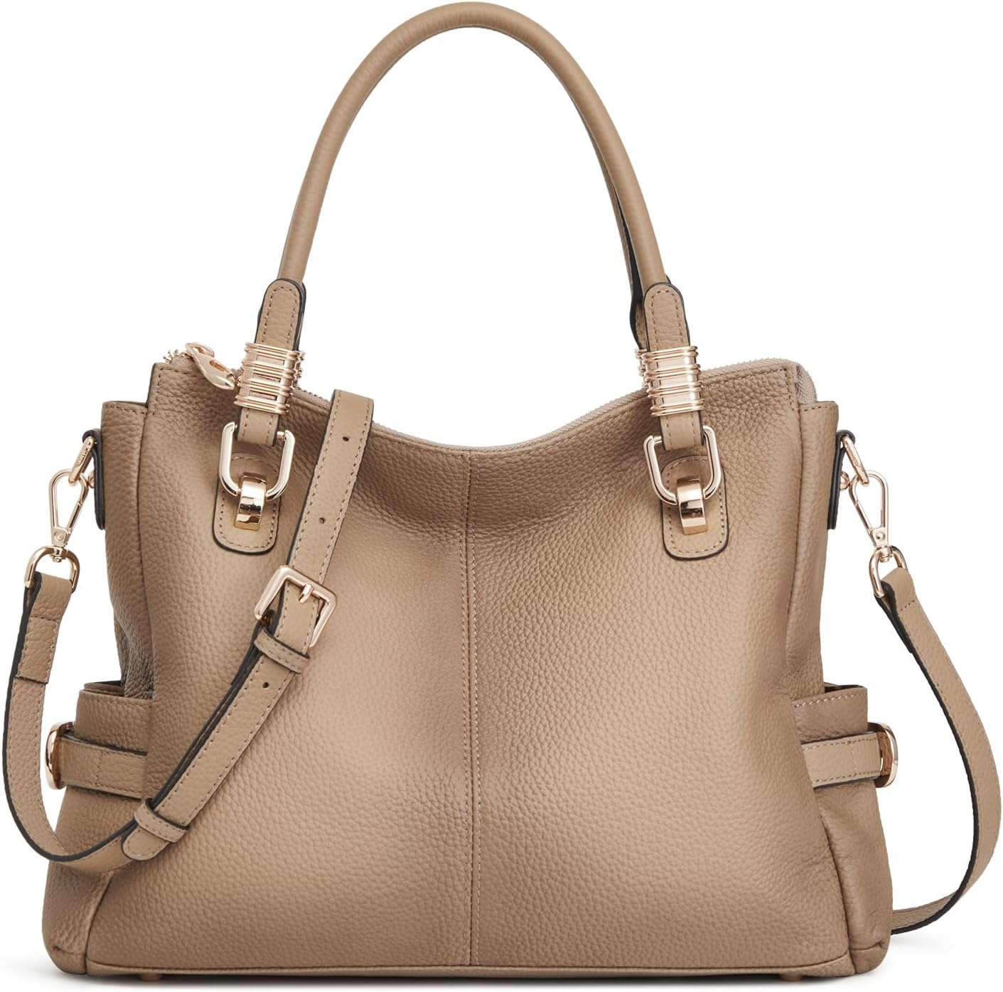 Bolsos Kattee para mujer de piel genuina suave, tipo bandolera, con...