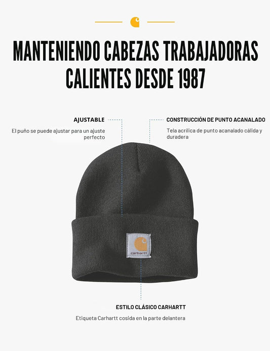 Carhartt Iconic A18 Watch Cap Gorro para hombre