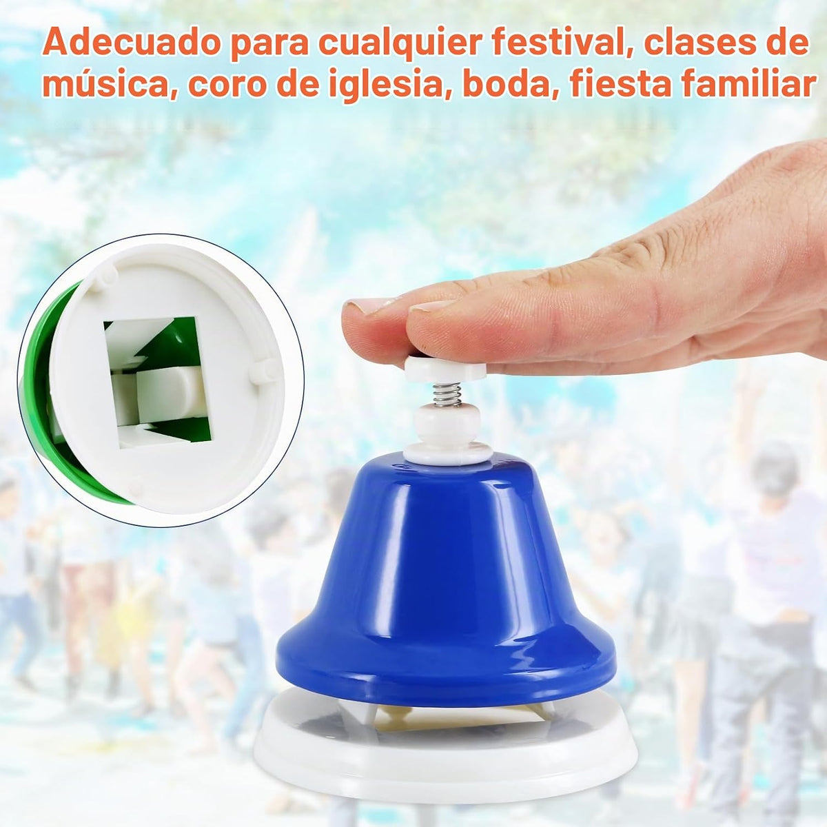 EASTROCK DeskBells - Juego de mancuernas de 8 notas para adultos |...