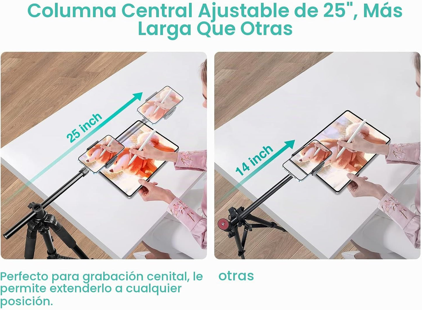 Elitehood Trípode para iPhone para grabación de video aérea [resist...