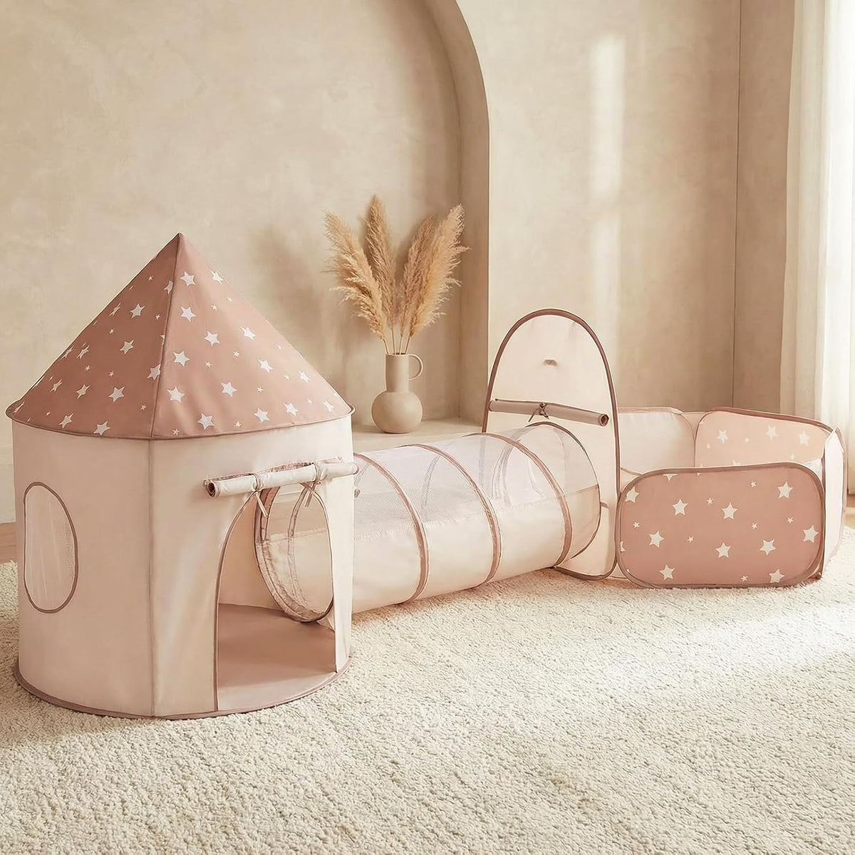 Sumbababy Tienda de campaña para niños con túnel de gateo: pozo de...