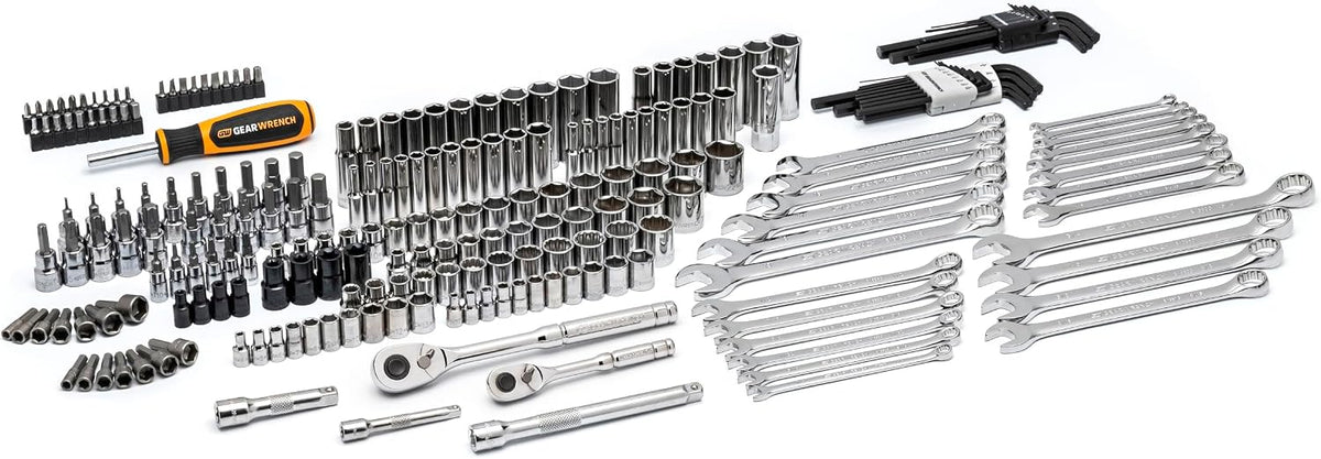 GEARWRENCH - Juego de herramientas mecánicas de 232 piezas, 72T, 6...