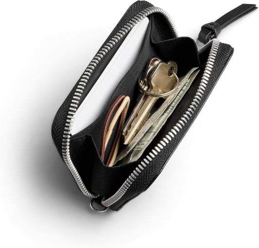 Bellroy Folio Piccolo, Cartera pequeña de cuero con cremallera - Ne...