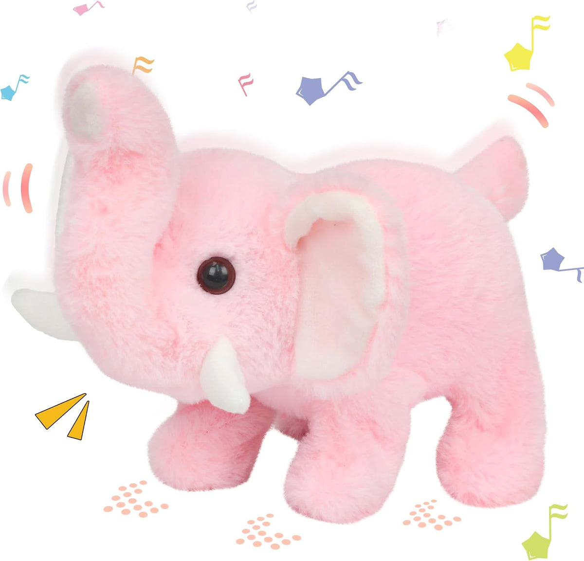Hopearl Elefante caminante interactivo gateando Elephish juguete el...