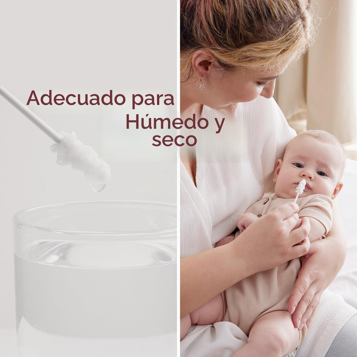 Momcozy Limpiador de lengua para bebés, cepillo de dientes para beb...