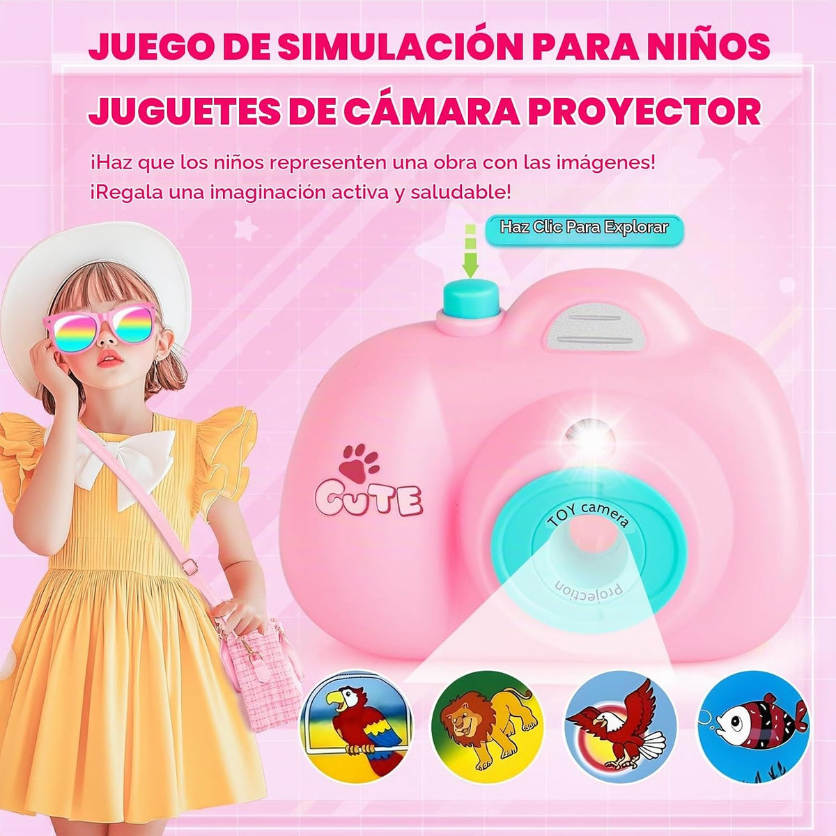 INNOCHEER Bolso para Niñas Pequeñas, Bolso de Juguete para Niños co...