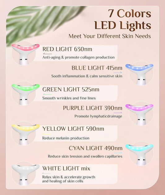 Dopsikn Máquinas Galvanicas de 7 Colores - Terapia de Luz Roja para...