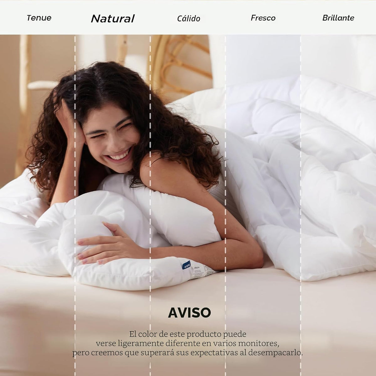 Bedsure - Edredón de color liso | Edredón probado por personas y ed...