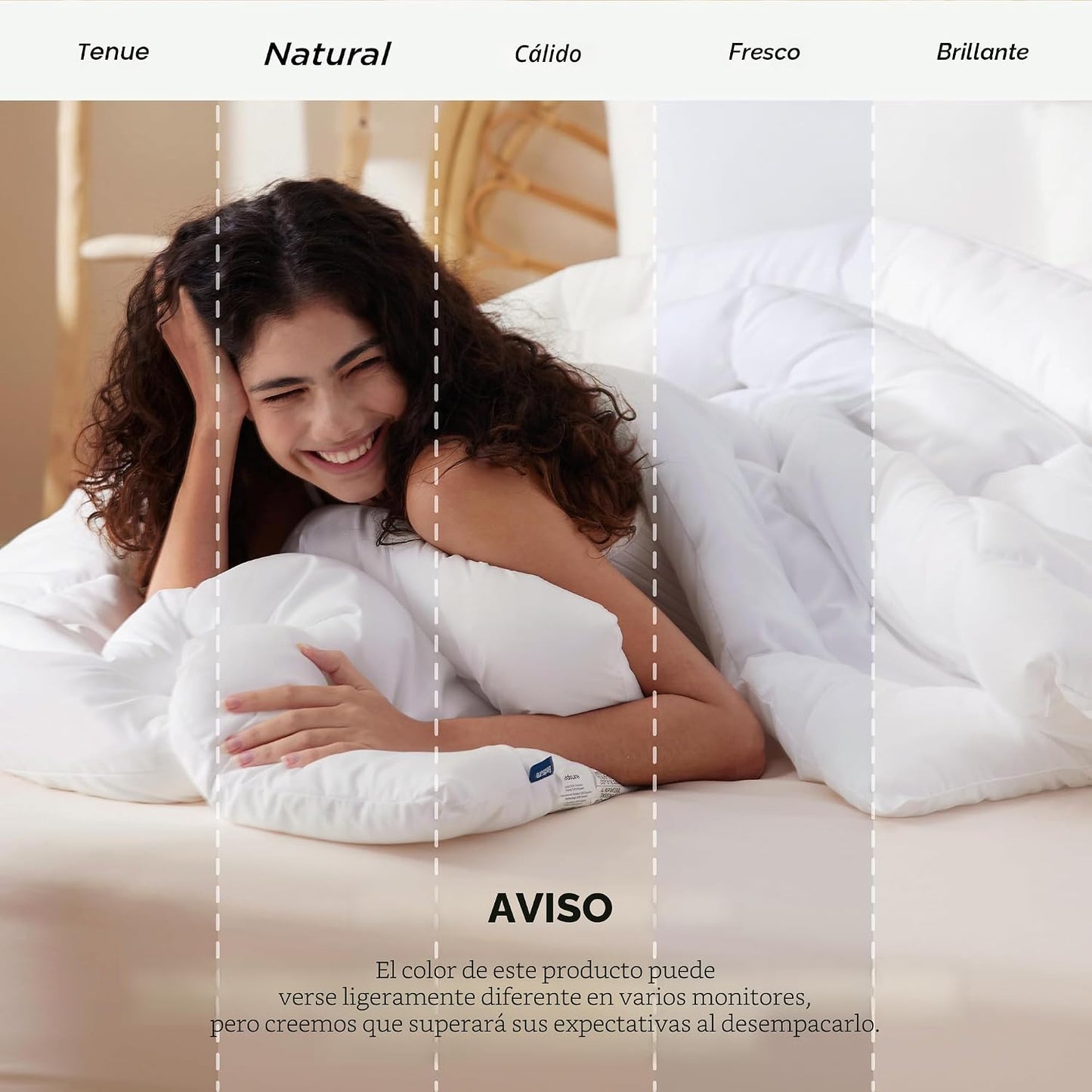 Bedsure - Edredón de color liso | Edredón probado por personas y ed...