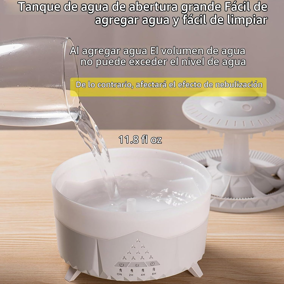 Humidificador de Gota de Lluvia para Dormitorio Habitación Grande -...