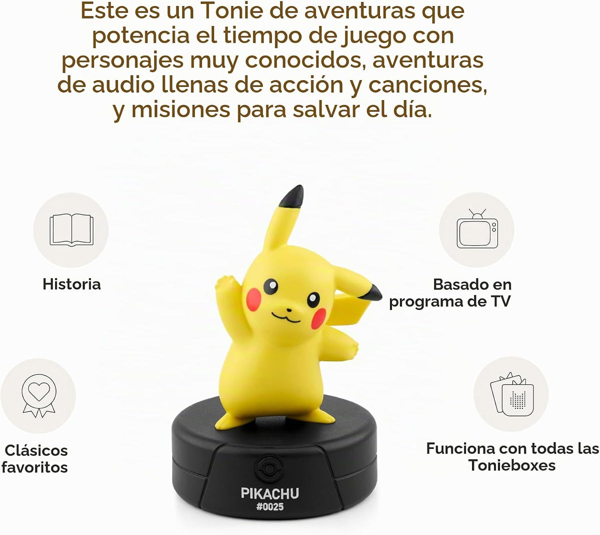 Toniebox - Juego de iniciación de 2 reproductores de audio Pokémon...
